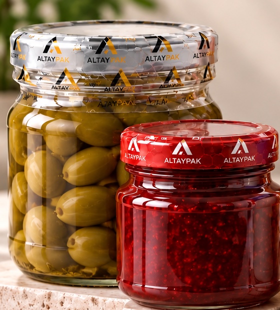 Zeytin / Turşu Kavanozu - Altaypak emniyet bandı uygulaması
