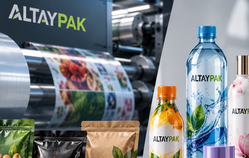 Altaypak flexo baskı ünitesinde baskılı film